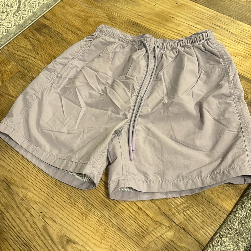Men’s Lilac Polyester Shorts